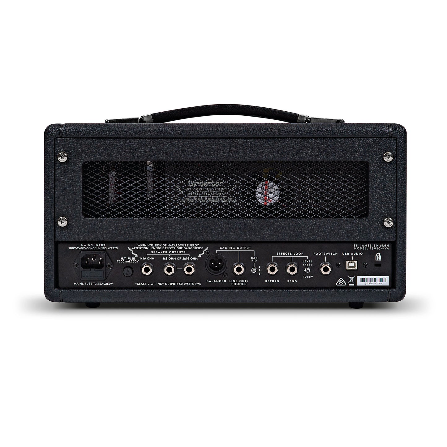 BLACKSTAR ST. JAMES 50 6L6H - BLACK
