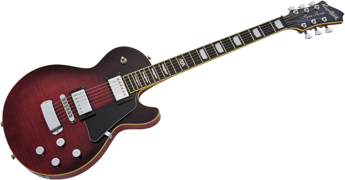 HAGSTROM SUPER SWEDE CRIMSON FLAME 2023