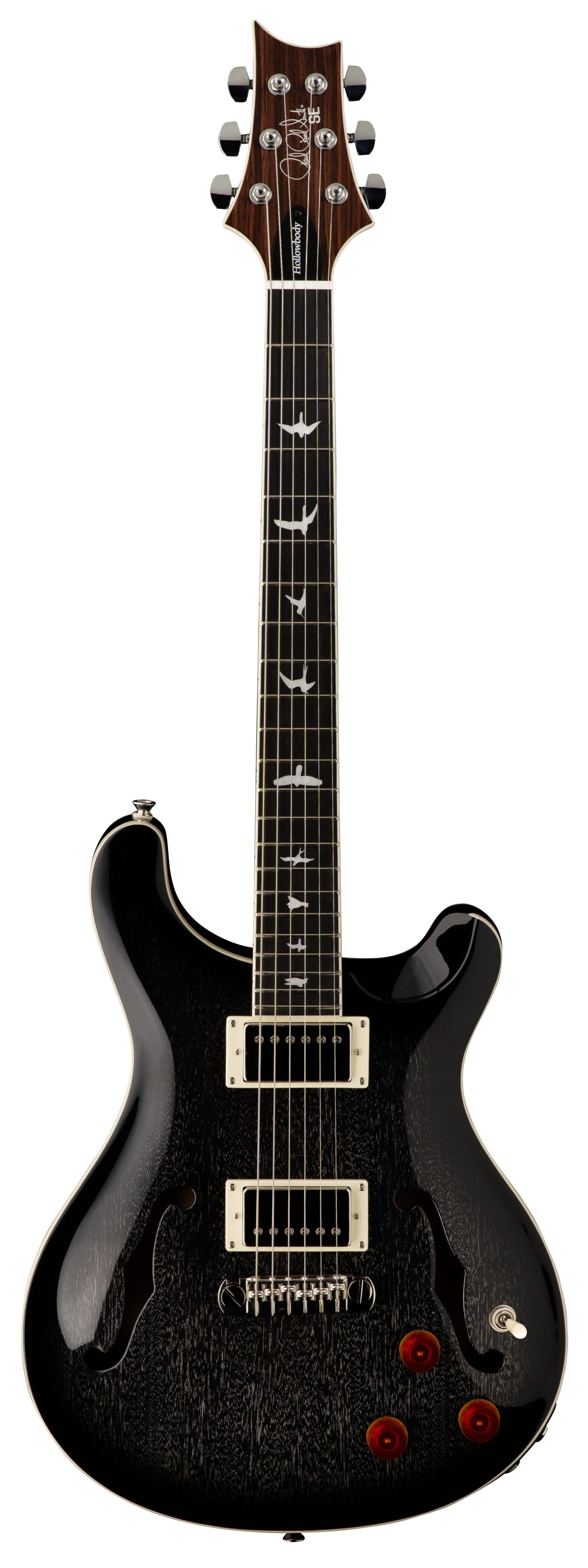 PRS GUITARS SE HOLLOWBODY STANDARD PIEZO DH DOG HAIR SMOKEBURST