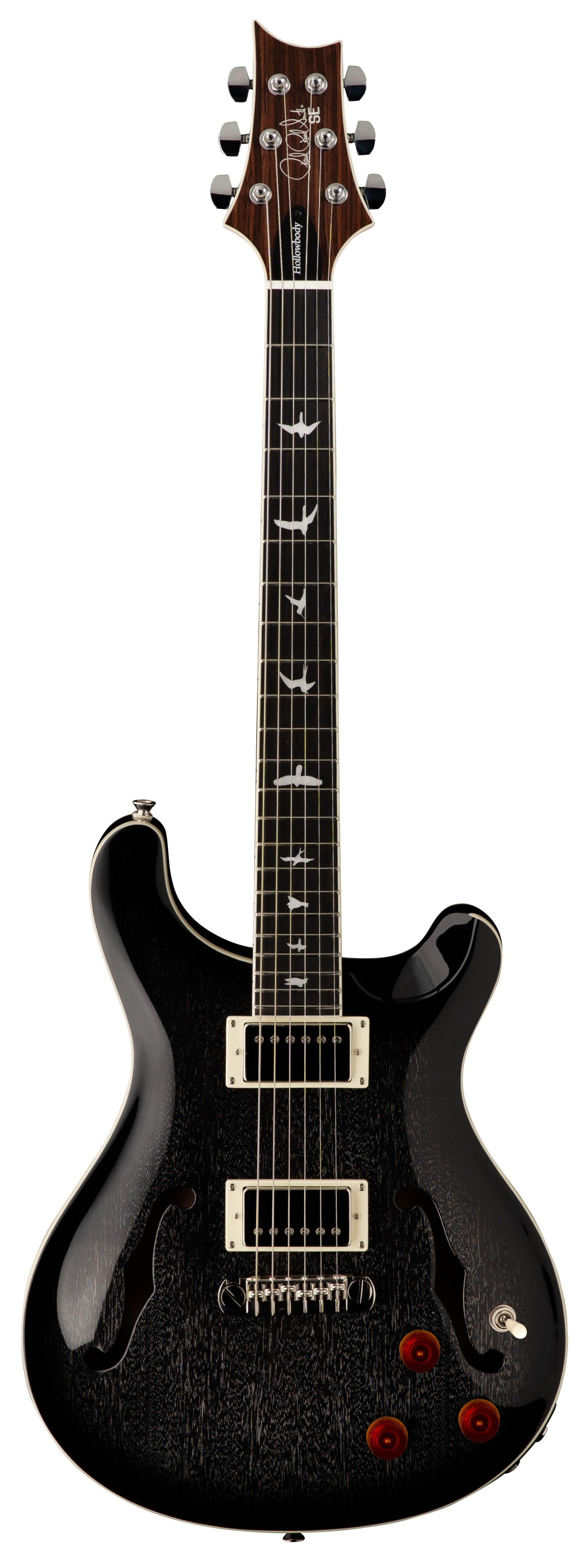 PRS GUITARS SE HOLLOWBODY STANDARD PIEZO DH DOG HAIR SMOKEBURST