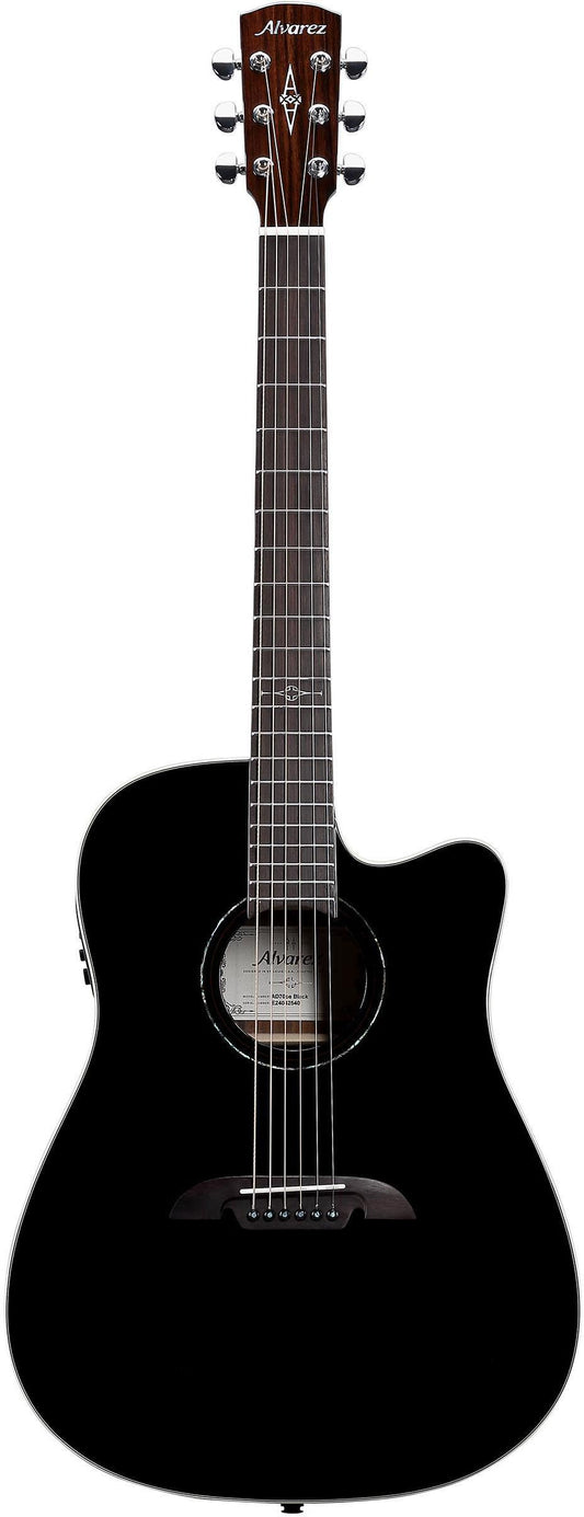 ALVAREZ  AD70CE  BLACK ARTIST