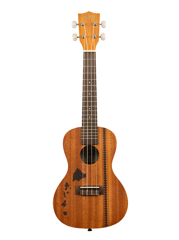 KA-15, Concert, Mahogany, motif Hawaiian island et tattoo