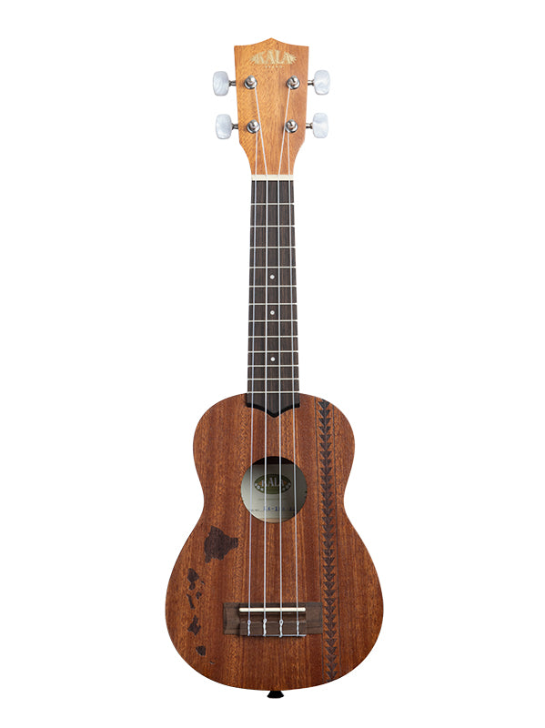 KA-15, Soprano, Mahogany, motif Hawaiian island et tattoo