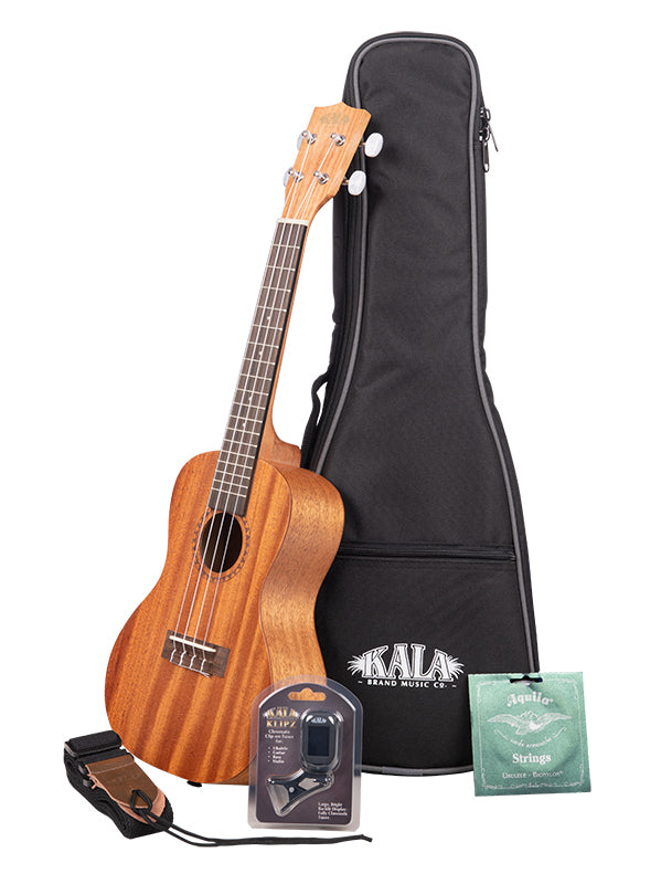 Bundle KA-15, Tenor, Mahogany (Housse, tuner, cordes et courroies)