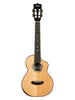 Kala Contour Deluxe All Solid Gloss Spruce Rosewood, Tenor Cutaway, livré avec housse