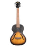 Kala Crossover - Archtop hollow, Tenor électro-acoustique - Tobacco