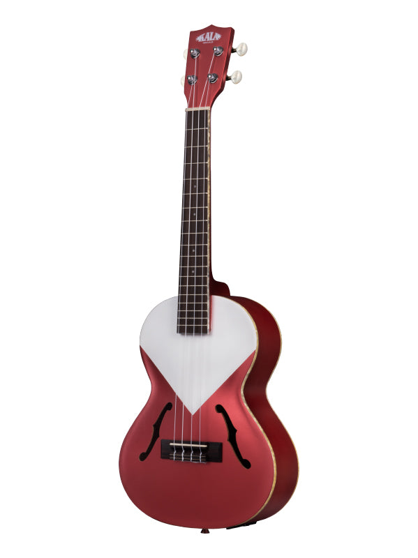 Kala Chicago Red Archtop, Tenor, livré avec étui