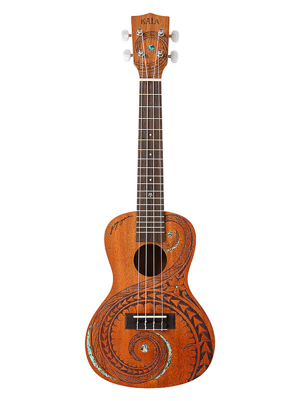 Kala Maori - Legacy Mahogany, Concert, livré avec housse motif Voyage