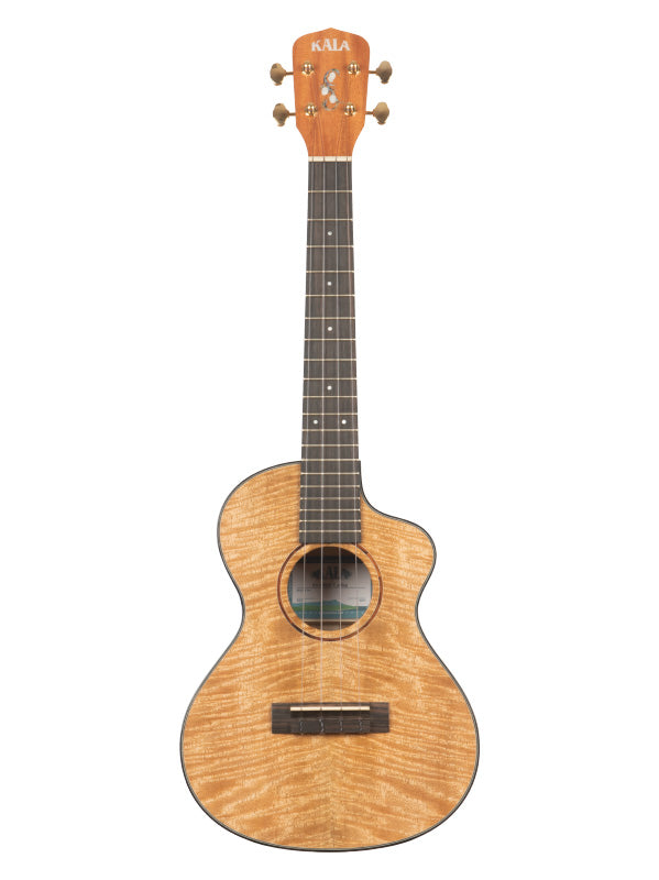 Solid Curly Mango Metropolitan, Tenor Cutaway, livré avec housse