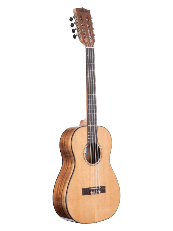 Solid Cedar Acacia, Bariton 8 cordes, livré avec housse