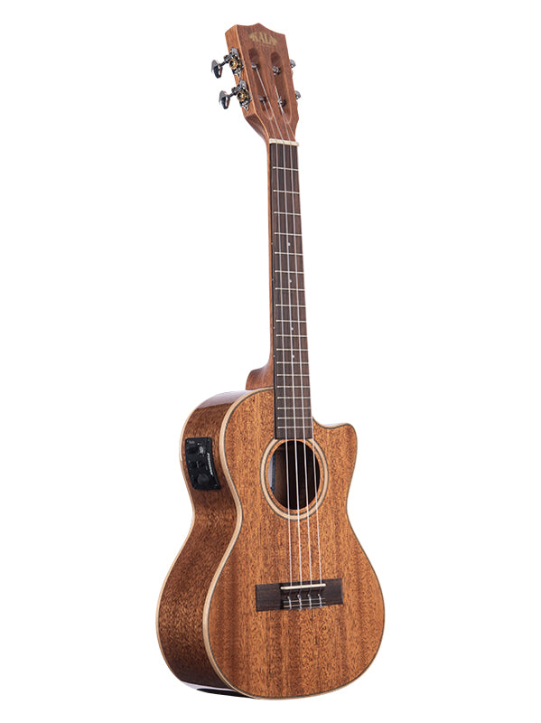 Gloss Solid Mahogany, Tenor Cutaway électro-acoustique