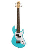Kala Solid Body U-Bass, 4 cordes, livré avec housse - Surf Blue