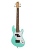 Kala Solid Body U-Bass, 4 cordes, livré avec housse - Surf Green