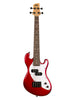 Kala Solid Body U-Bass Metallic Red