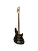 Lakland Skyline 44-OS, 4 cordes - Translucent Black, Touche palissandre