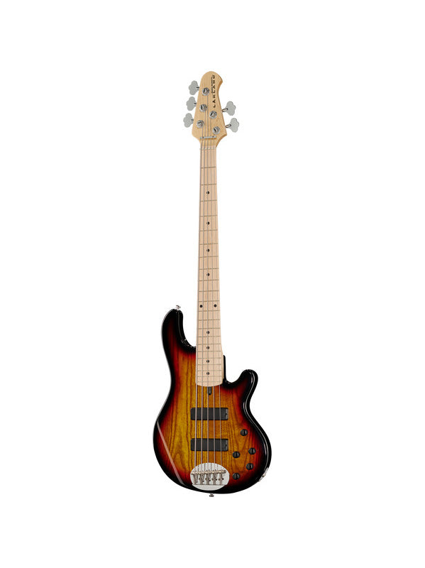 Lakland Skyline 55-01 Standard, 5 cordes - 3-Tone Sunburst, Touche érable