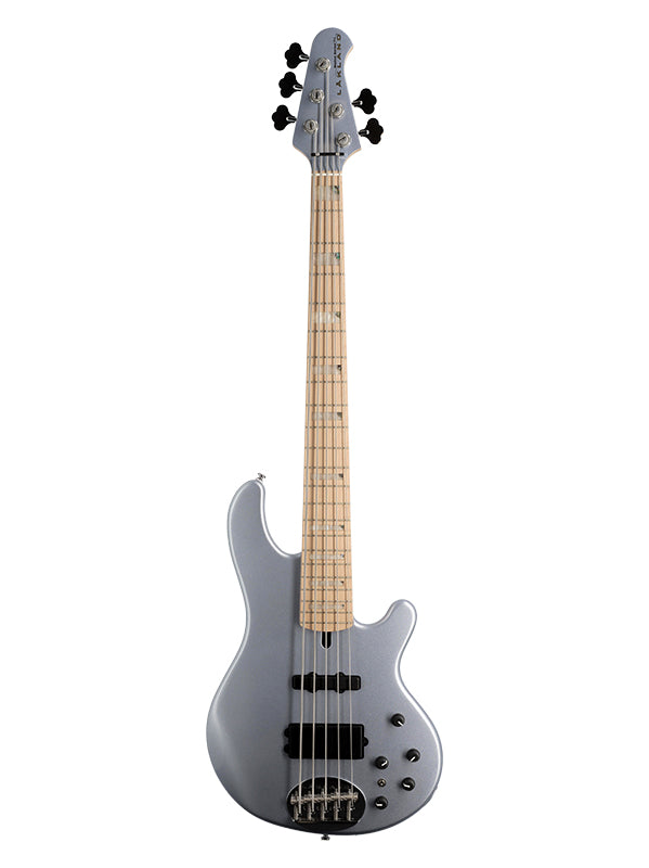 Lakland Skyline 55-02 Custom, 5 cordes - Ice Blue Metallic, Touche érable