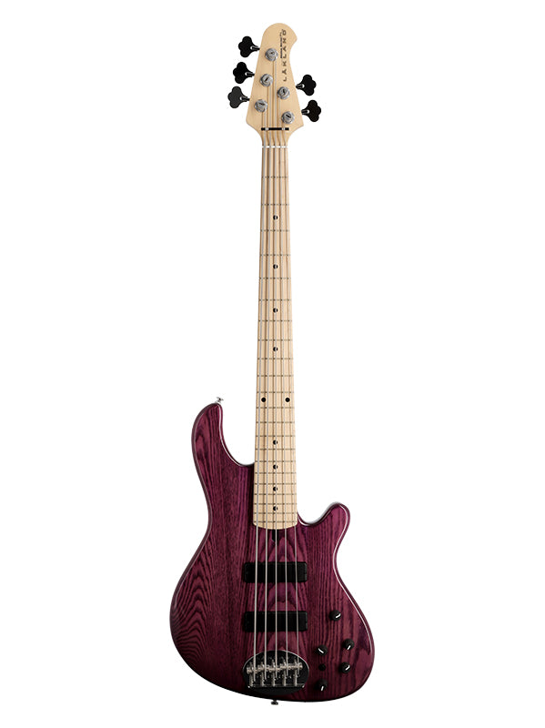 Lakland Skyline 55-OS, 5 cordes - Translucent Purple, Touche érable