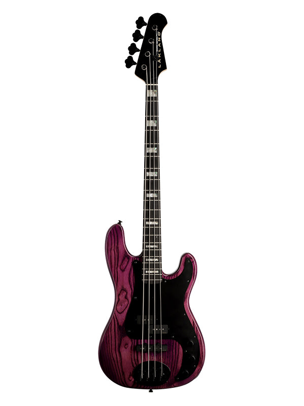 Lakland Skyline 44-64 Custom signature Geezer Butler, 4 cordes - Translucent Purple, Touche ébène