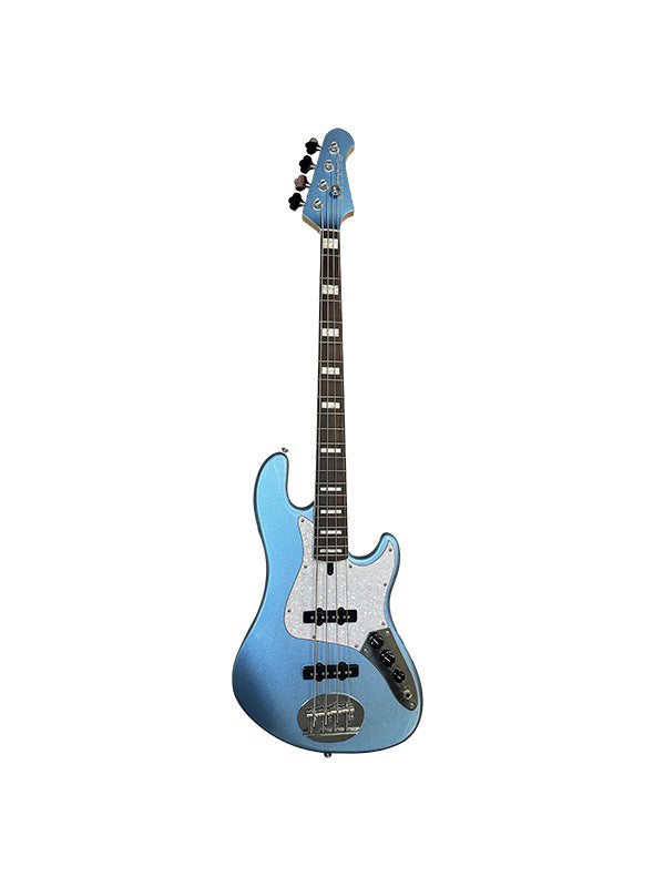 Lakland Skyline Darryl Jones Signature 4, 4 cordes - Lake Placid Blue, Touche palissandre