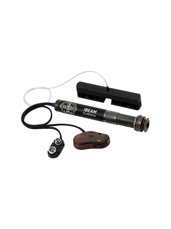 L.R. Baggs Sytème iBeam actif Nylon préampli jack volume rosace