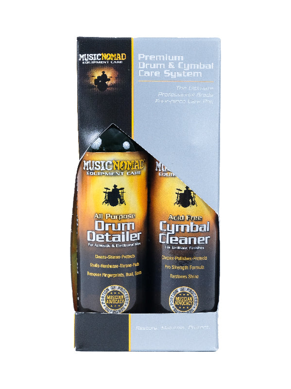 Drum & cymbal care system