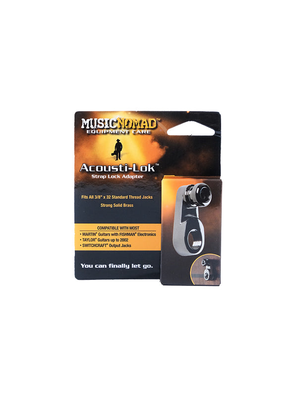 Acousti-Lok strap lock pour jack standard 3/8 pouces x 32