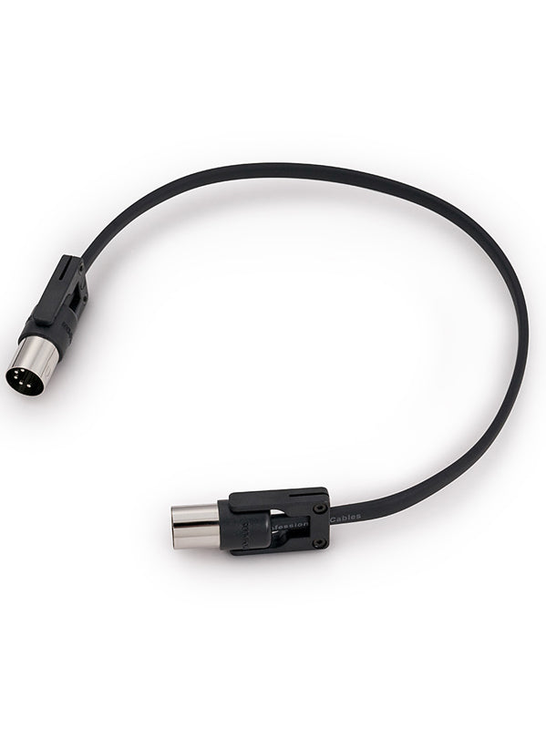 Câble MIDI FlaX Plug - 30 cm - Noir