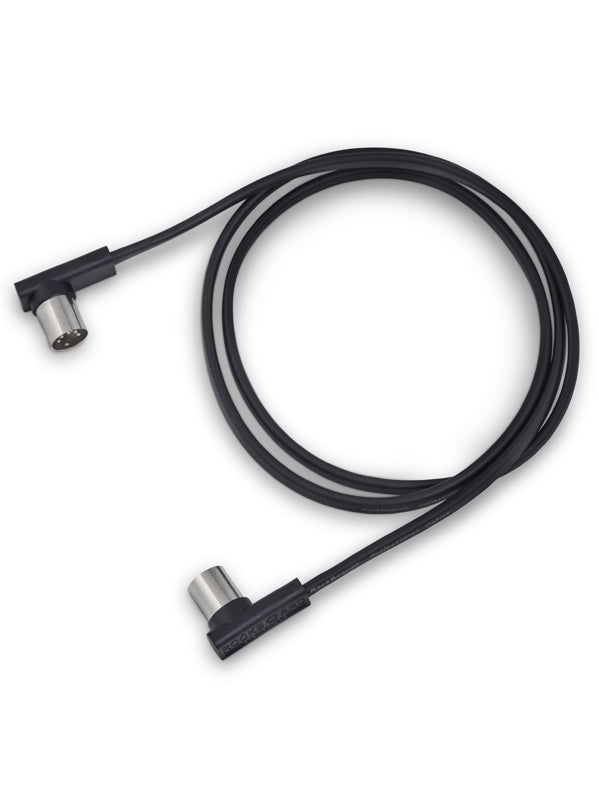 Câble MIDI plat - 1 m - Black