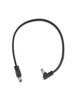 Rockboard Câble d'alimentation plat coudé/droit 30 cm Noir