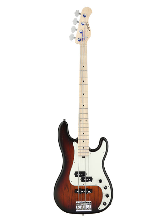 Sadowsky MetroLine, Hybrid PJ Vintage, 4 cordes, 21 frettes, ash - Almond Sunburst Satin