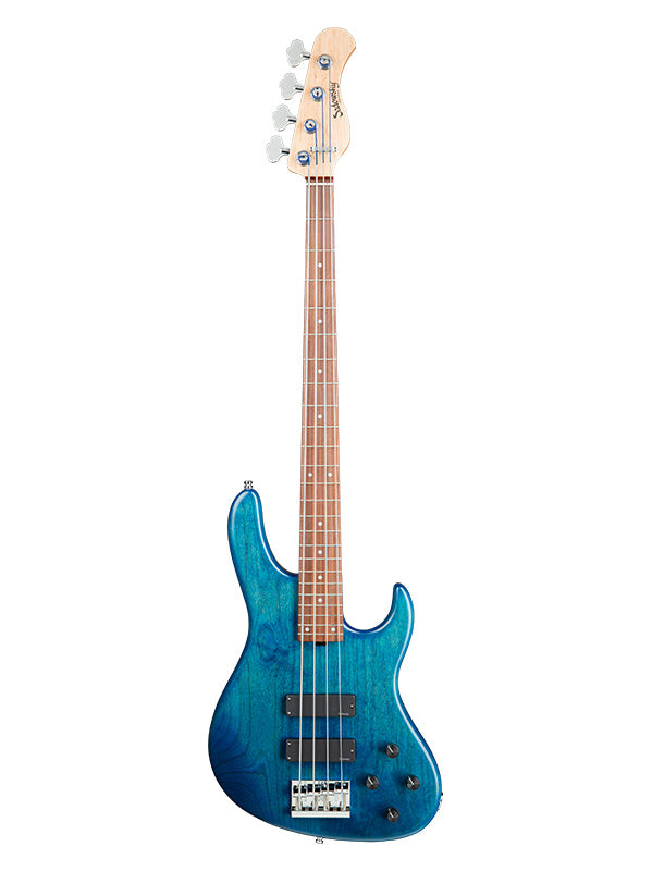 Sadowsky MetroLine, Modern Bass, 4 cordes, 24 frettes, alder - Ocean Blue Trans. Satin