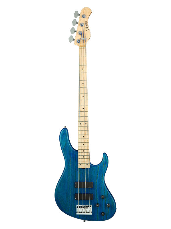 Sadowsky MetroLine, Modern Bass, 4 cordes, 24 frettes, ash - Ocean Blue Trans. Satin