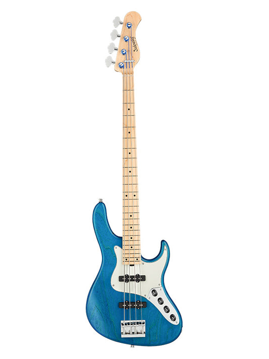 Sadowsky MetroLine, Vintage J Bass, 4 cordes, 24 frettes, ash - Ocean Blue Trans. Satin
