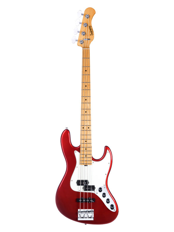 MetroExpress, Hybrid PJ, 4 cordes, 21 frettes - Candy Apple Red,Maple