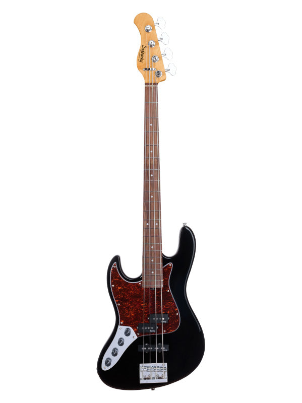 MetroExpress, Hybrid PJ, 4 cordes, 21 frettes, gaucher, gaucher - Black,Morado