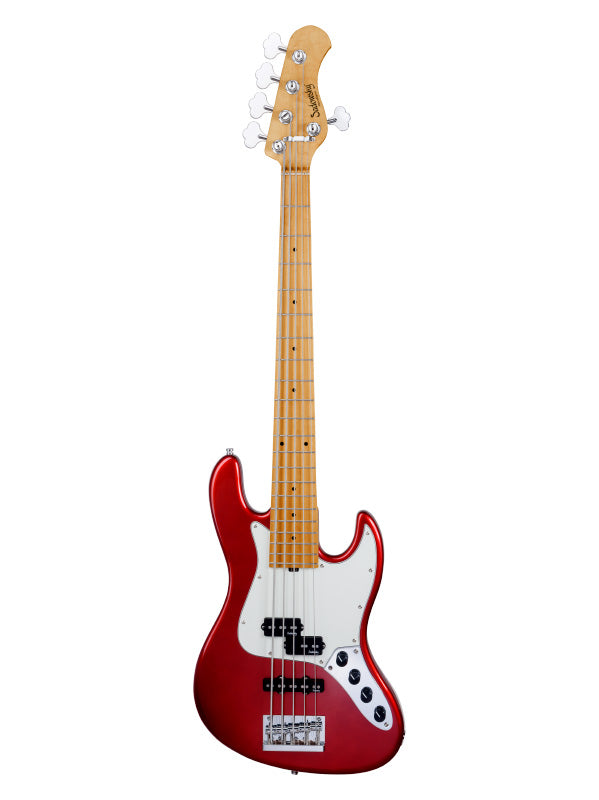 MetroExpress, Hybrid PJ, 5 cordes, 21 frettes - Candy Apple Red,Maple