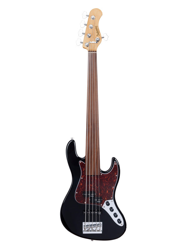MetroExpress, Hybrid PJ, 5 cordes, Fretless - Black,Morado