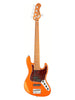 Sadowsky MetroExpress 21 Hybrid PJ 5 Maple Candy Apple Orange Metallic