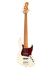 Sadowsky MetroExpress, Standard JJ, 4 cordes, Fretless avec lignes - Olympic White,Morado