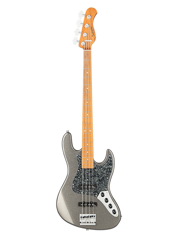 Sadowsky MetroExpress, Standard JJ, 4 cordes, 21 frettes - Silver Sparkle Metallic,Maple