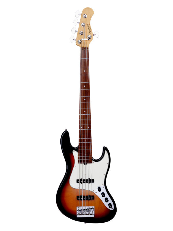 Sadowsky MetroExpress, Standard JJ, 5 cordes, 21 frettes - Tobacco Burst,Morado