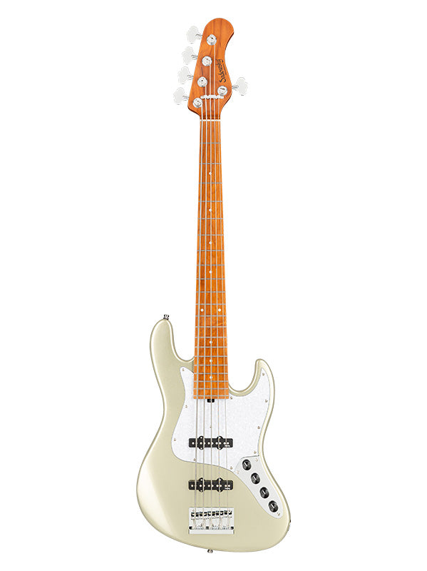 Sadowsky MetroExpress, Standard JJ, 5 cordes, 21 frettes - Champagne Metallic High Polish,Maple