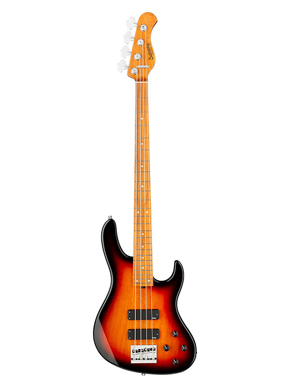 Metroexpress, Modern Bass, 4 cordes, 24 frettes - Tobacco Burst,Maple