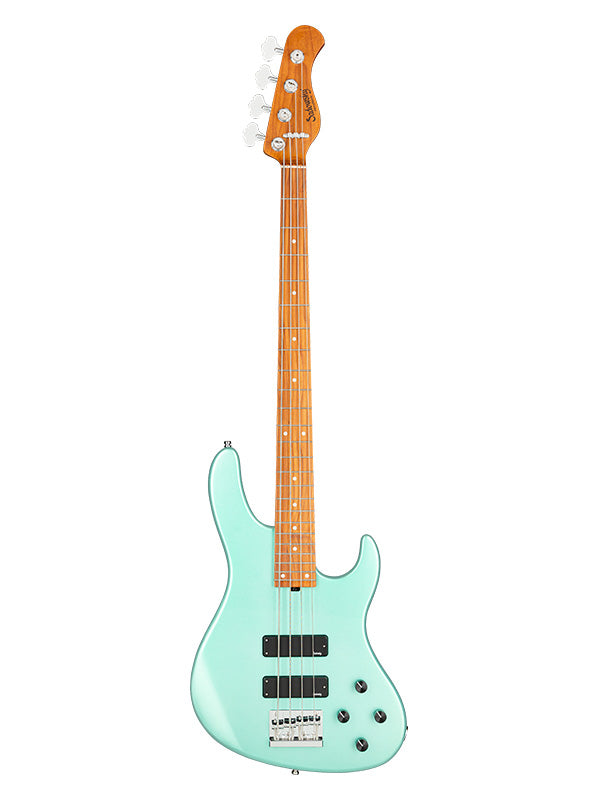 Metroexpress, Modern Bass, 4 cordes, 24 frettes - Sage Grn Metallic,Maple