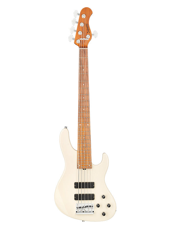 Metroexpress, Modern Bass, 5 cordes, 24 frettes - Olympic White,Morado