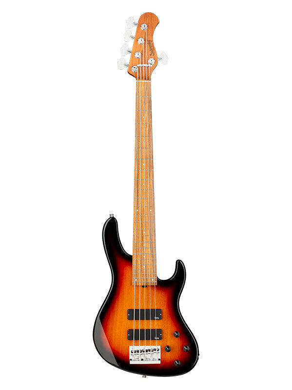 Metroexpress, Modern Bass, 5 cordes, 24 frettes - Tobacco Burst,Morado