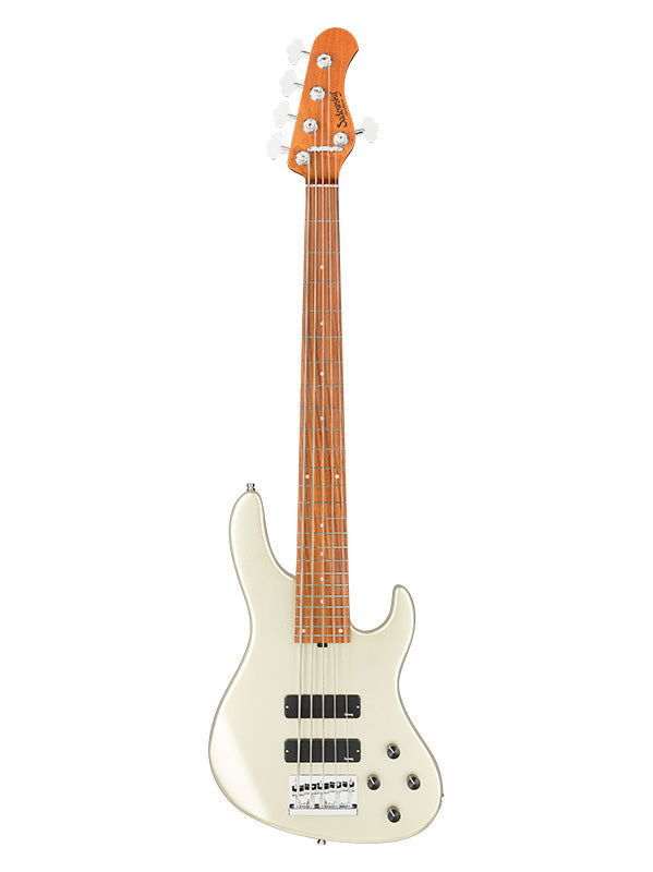 Metroexpress, Modern Bass, 5 cordes, 24 frettes - Champagne Metallic High Polish,Morado
