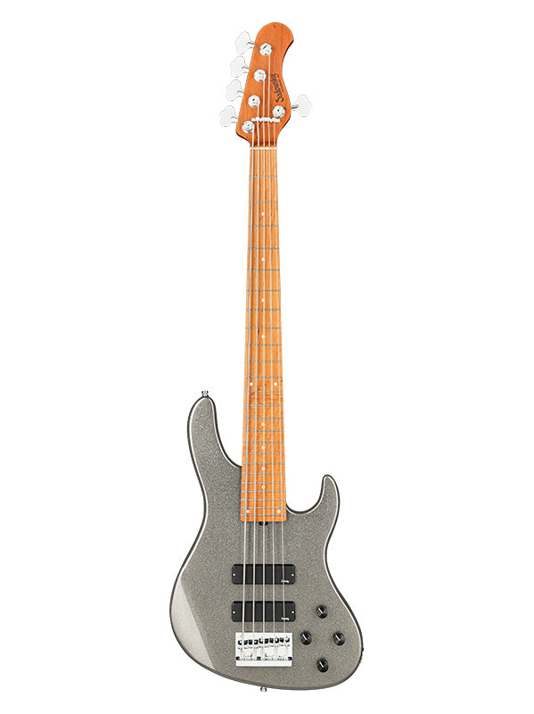 Metroexpress, Modern Bass, 5 cordes, 24 frettes - Silver Sparkle,Maple