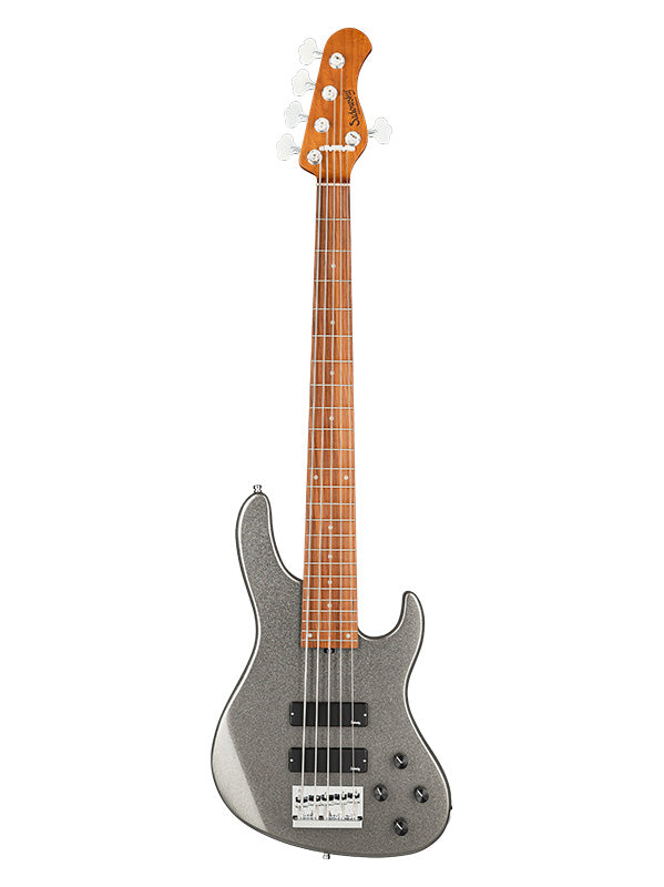 Metroexpress, Modern Bass, 5 cordes, 24 frettes - Silver Sparkle,Morado
